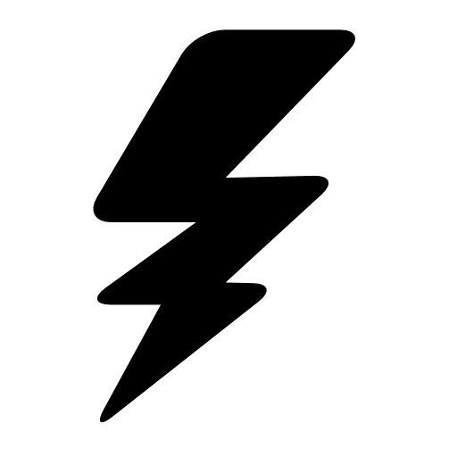Thunderbolt silhouette