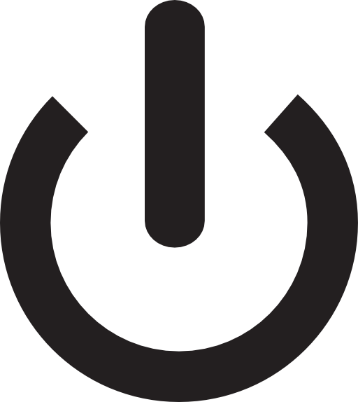 Power circle and line symbol