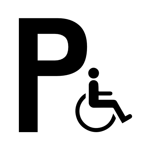 Parking for disabled persons sign