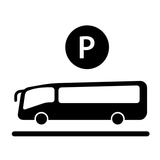 Bus parking sign