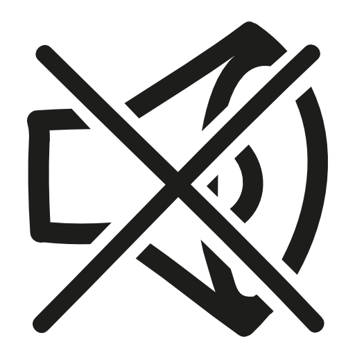 No sound hand drawn symbol of a speaker outline with a cross