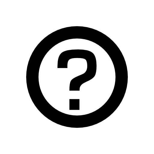Question mark circle interface faq symbol