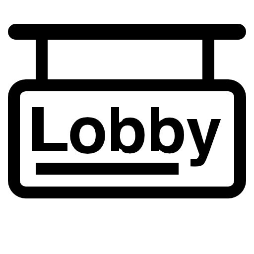 Lobby sign