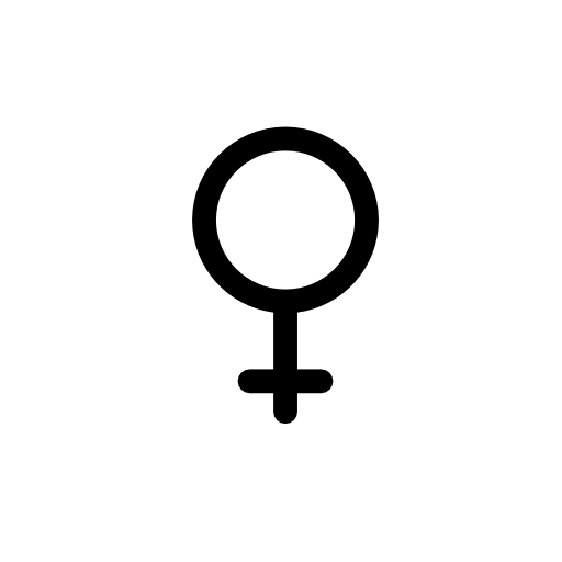 Female gender sign