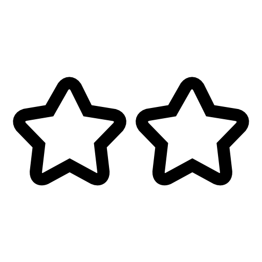 Two stars sign