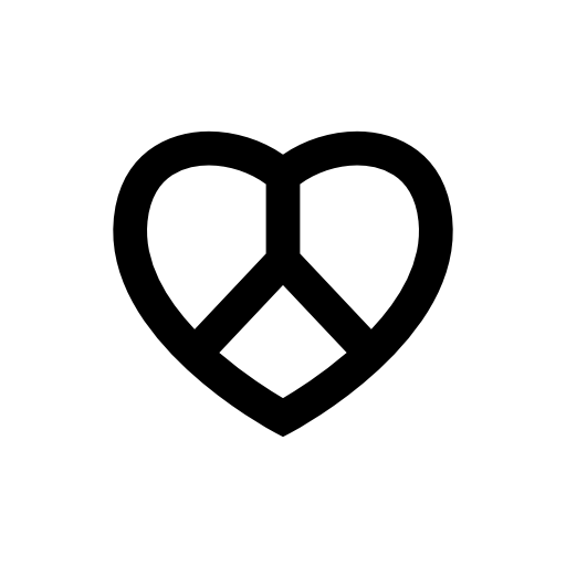Love and peace symbol