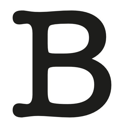 Letter B symbol