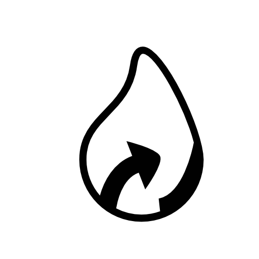 Recycle rain symbol