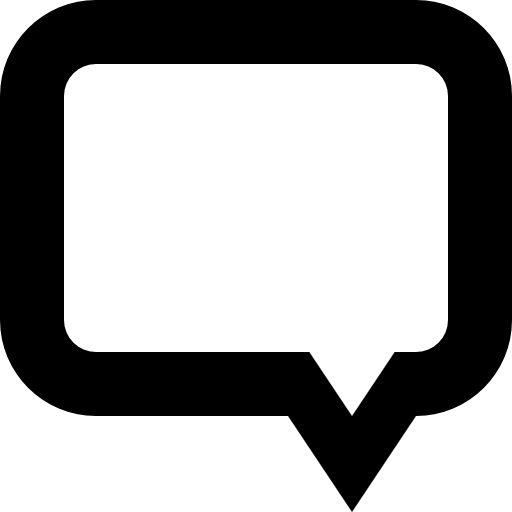Rounded speech bubble