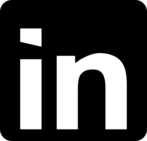 Linkedin logo with rounded corners