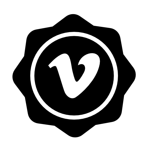Vimeo logo social badge