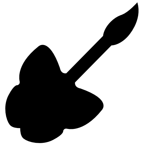 Butterfly shaped brush