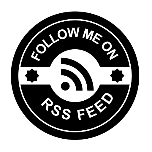 Follow me on RSS Feed badge