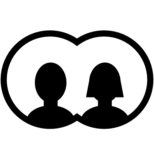 Male and female user avatars