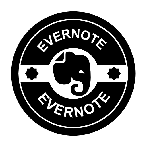 Evernote retro badge