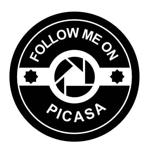 Follow me on Picasa social badge
