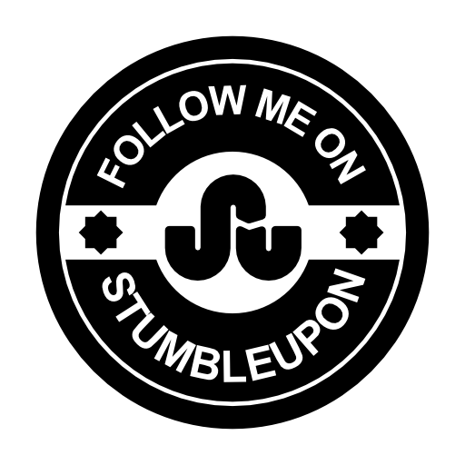 Follow me on Stumbleupon social badge