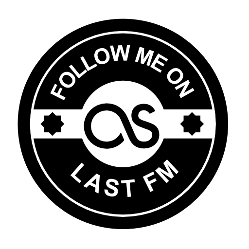Follow me on Last FM social badge