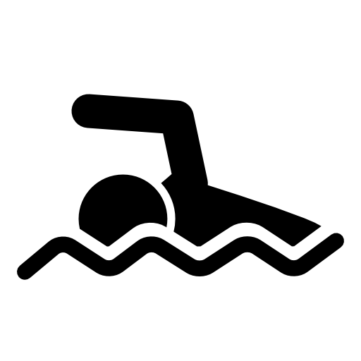 Person swimming