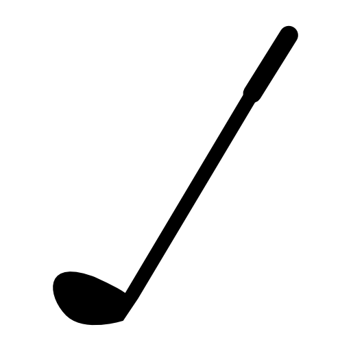 Golf club variant in diagonal position