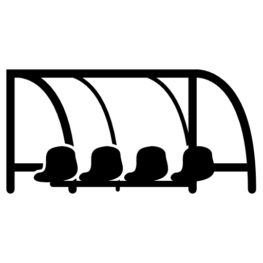 Football team bench