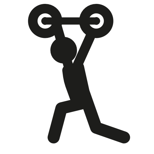 Weightlifting silhouette
