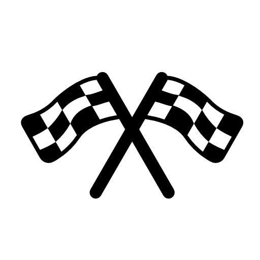 Two motor flags