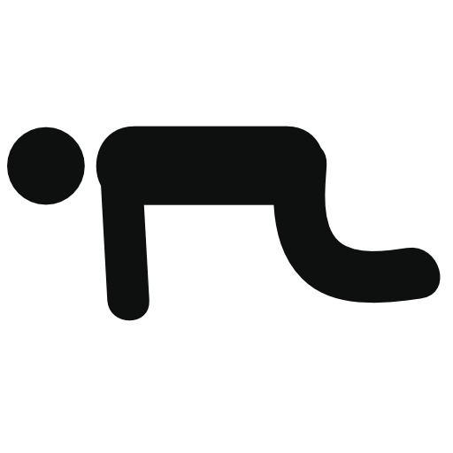 Person doing pushups exercise