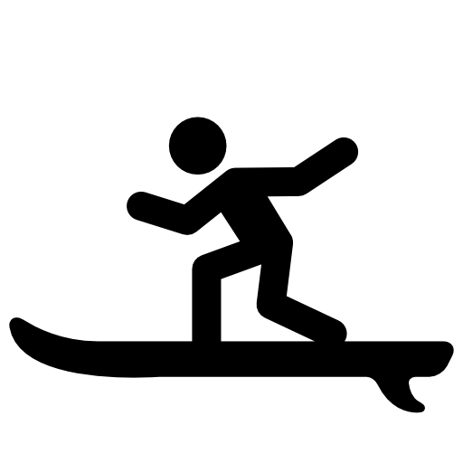 Surf silhouette