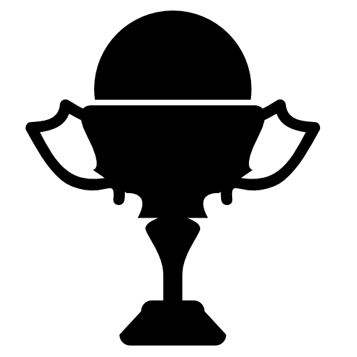 Football trophy with ball variant