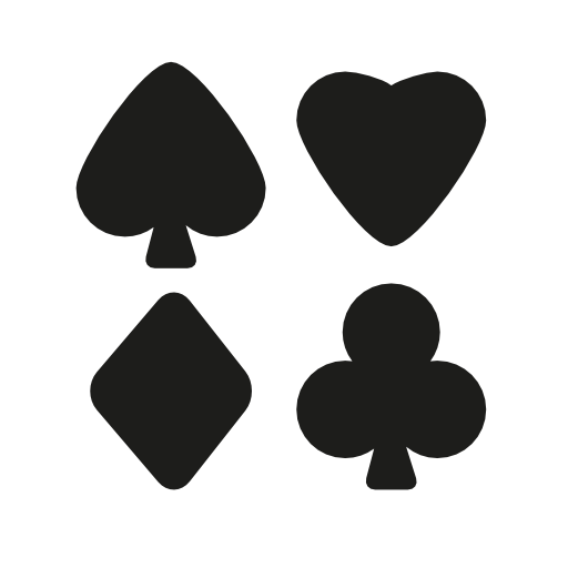 Four bridge cards symbols
