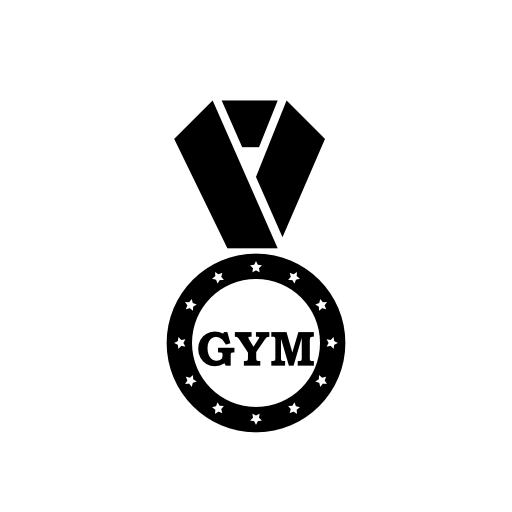 Gym medal necklace