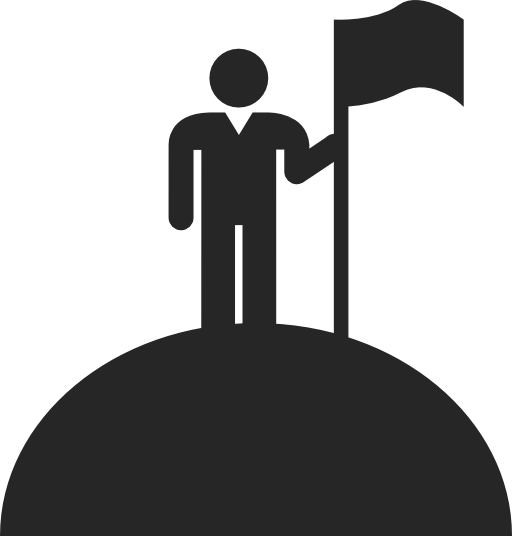 Man with a flag