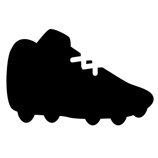 Rugby sportive shoe side view