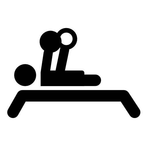 Paralympic weightlifting silhouette