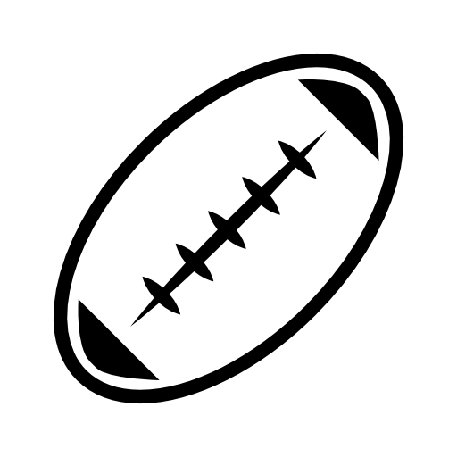 Football ball outline