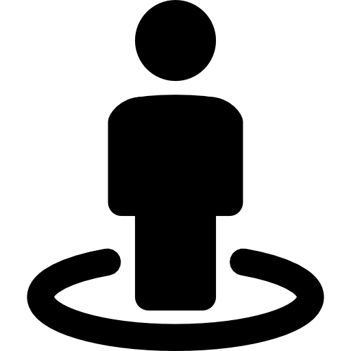 Person of street view symbol