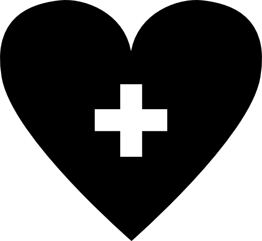 Heart with addition symbol