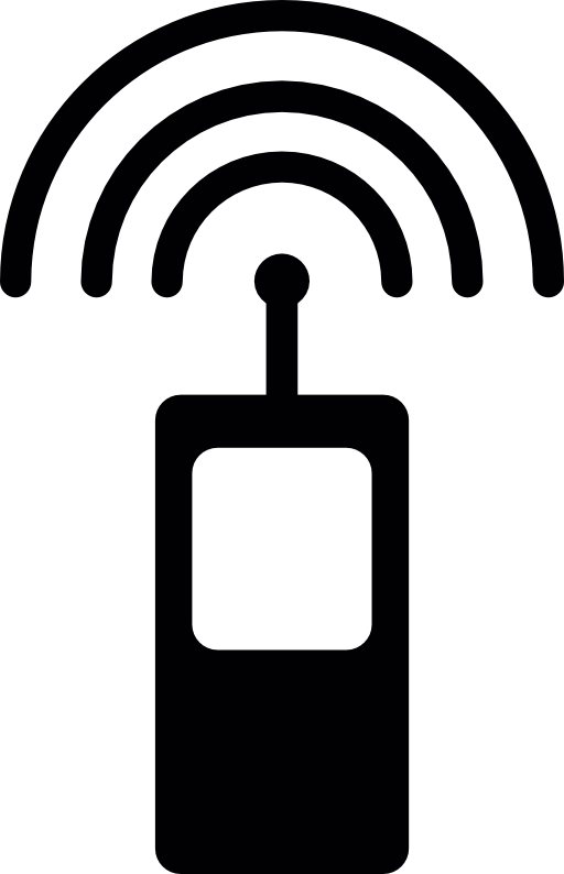 Mobile phone with signal coverage