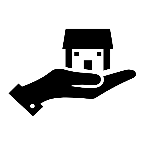 Hand with a home