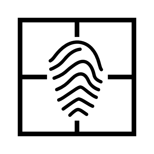 Fingerprint variant with crosshair