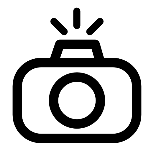 Camera flash photo