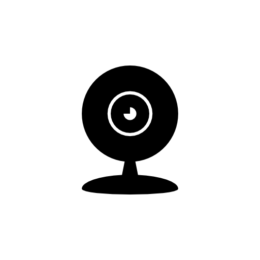 Circular computer webcam