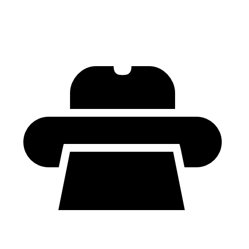 File printer silhouette