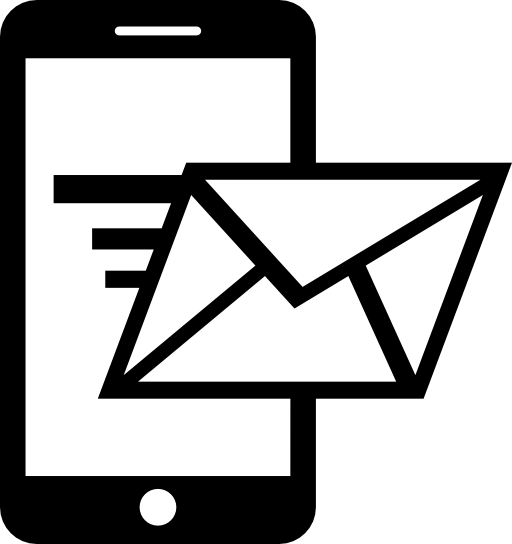 Email communication by phone