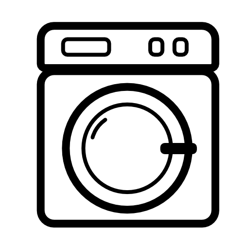 Laundry machine front