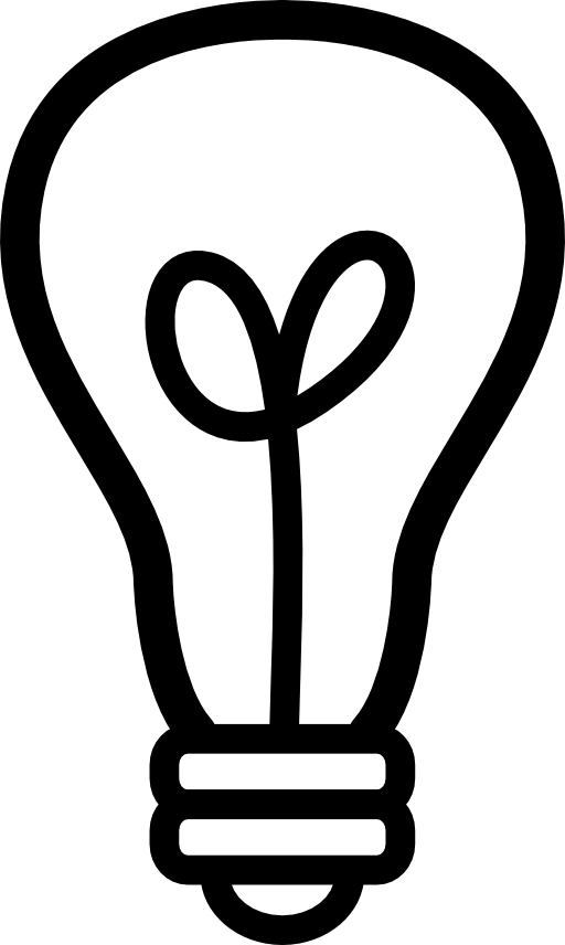 Light bulb outline