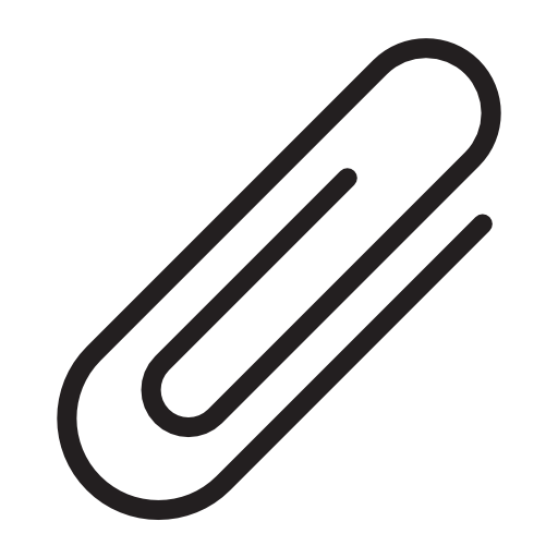 Attachment tool, IOS 7 interface symbol