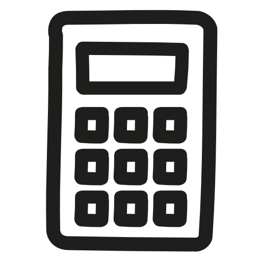 Calculator hand drawn tool