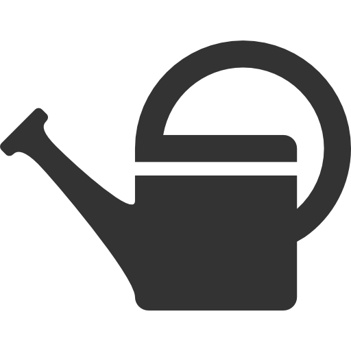 Watering can with handle